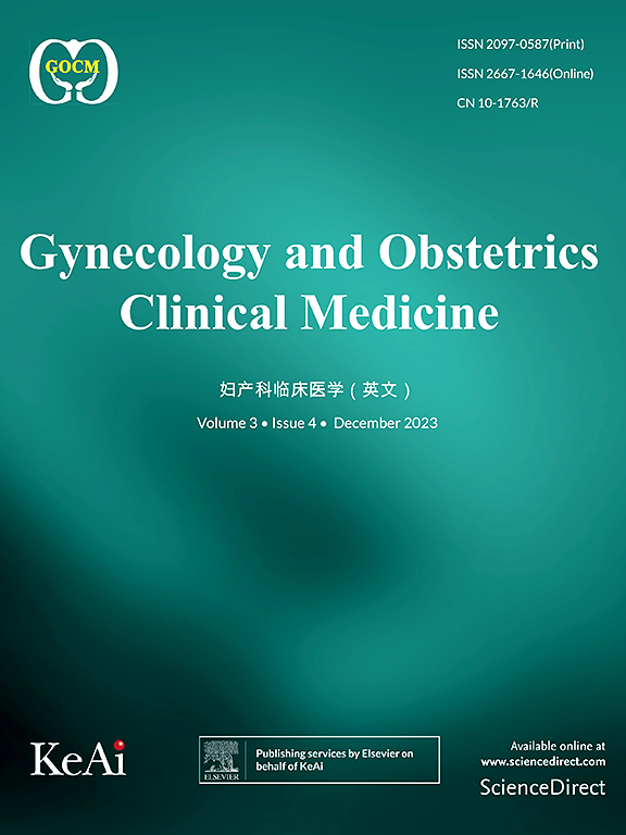 Go to journal home page - Gynecology and Obstetrics Clinical Medicine